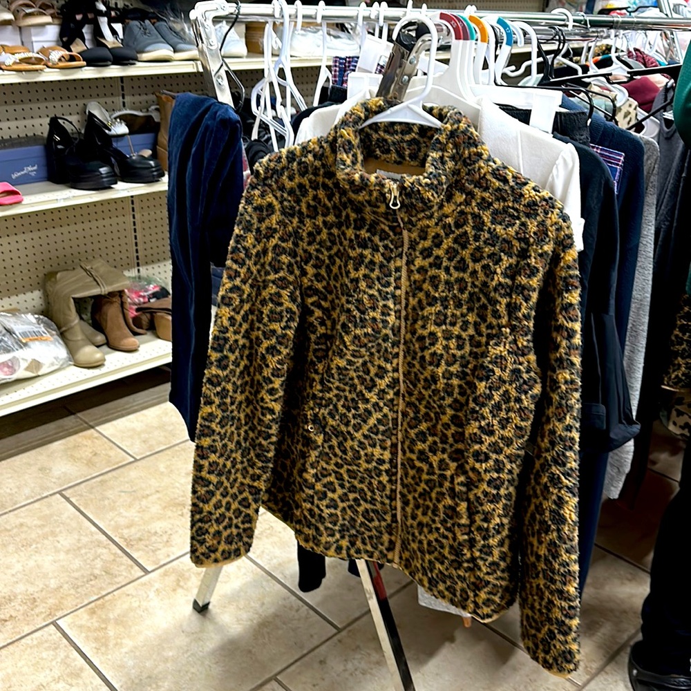 Cheetah print jacket